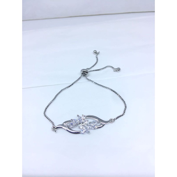 Gelang Wanita Xufing Silver Anti Karat Bisa diatur Sesuai Tangan