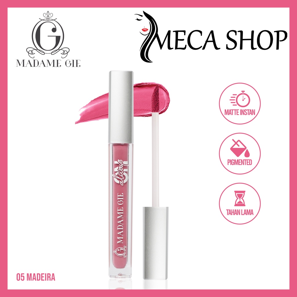 Madame Gie Always On Lip Cream - MakeUp Lip Cream Lipstik