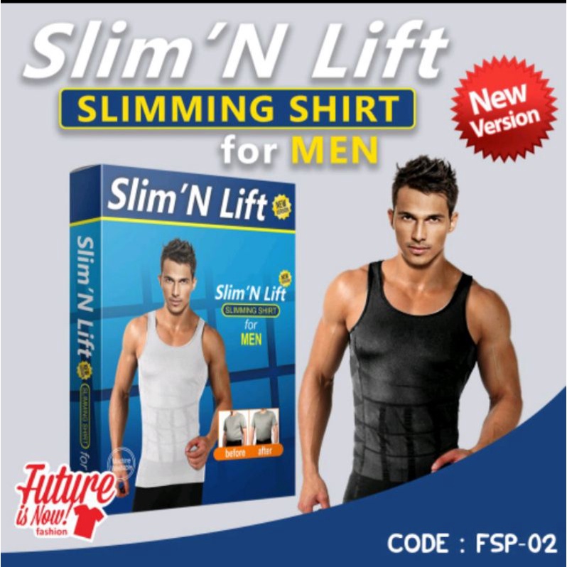 Slim'N Lift Sliming Shirt Atasi Perut Buncit korset laki laki