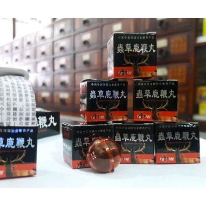 Tanduk Rusa Luo Pian Wan Asli Herbal Pria Dewasa Original