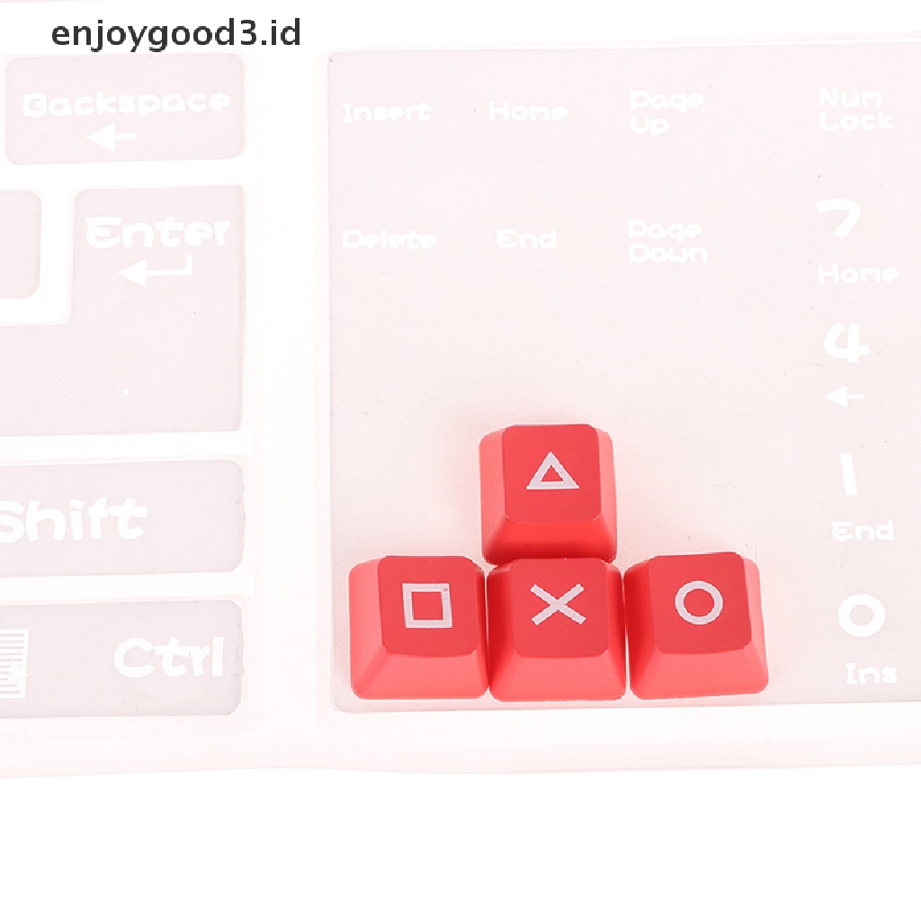 (Id) Keycap Anak Panah Bahan Abs Dengan Lampu Backlight Untuk Gaming