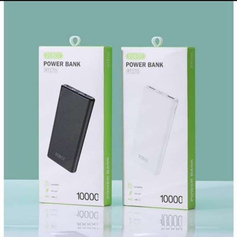 POWER BANK ROBOT 10000MAH POWER BANK ROBOT RT170 POWERBANK 10000MAH ORIGINAL ROBOT GROSIR