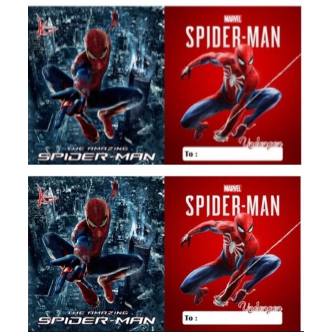 Undangan SPIDERMAN Ulang Tahun