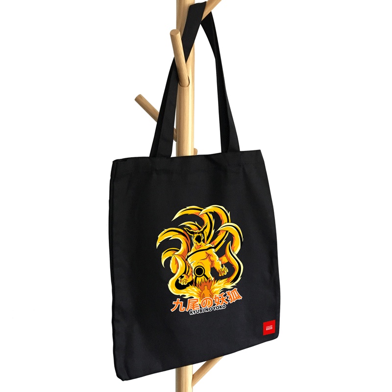 Naruto Tote Bag Kanvas Anime Kyubi LIMITED EDITION / Kurama / Akatsuki / Itachi Uciha / Totebag Boruto