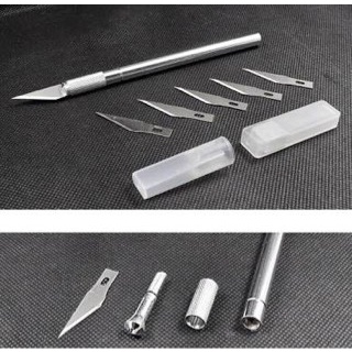 

Mudah Pen Cutter Craft Hobby Knife Art Pisau Presisi Cutting Seni Ukir Metal Limited