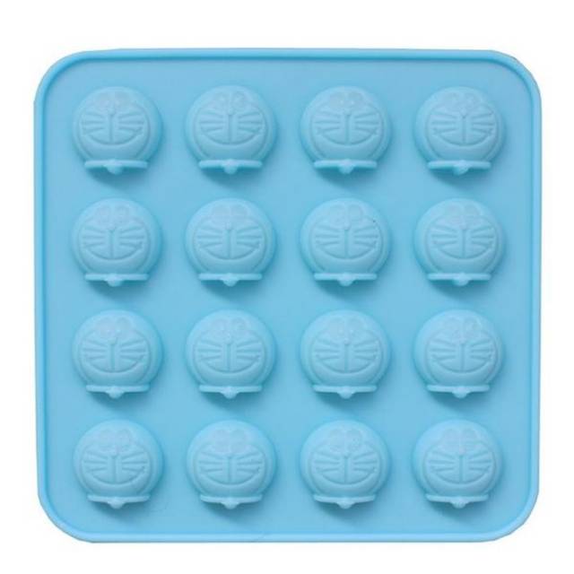 Cetakan coklat puding silikon doraemon silicone pudding mold