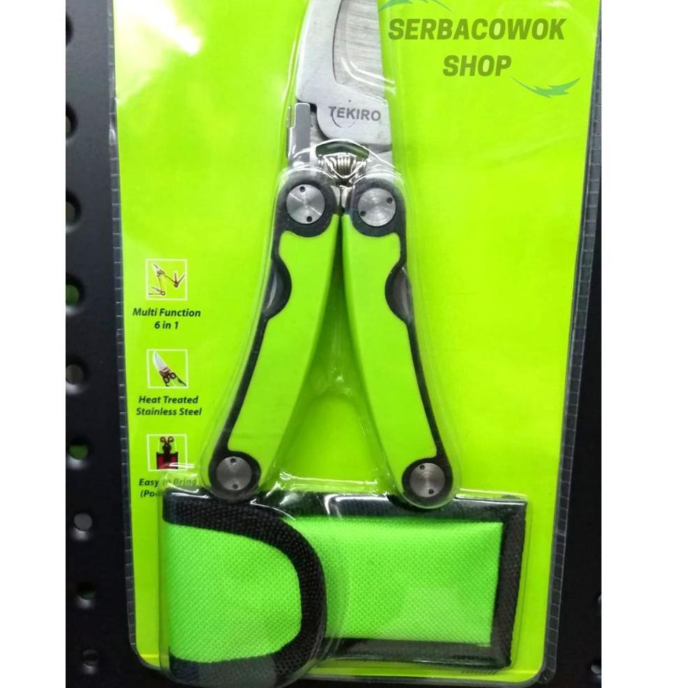 

Qj6CodeTekiro Gunting Lipat Multifungsi 6 in 1 Multifunction Scissor Termurah Berkualitas(paling lar