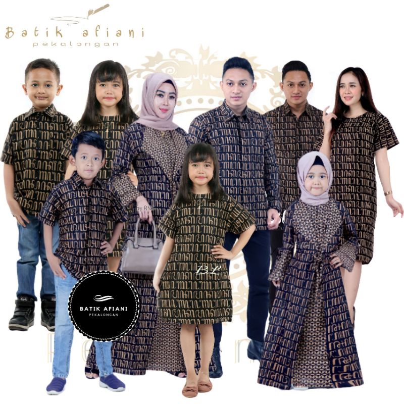 COUPEL GAMIS FAMILI Batik keluarga ,SARIMBIT IBU AYAH DAN ANAK,BAJU COUPLE BATIK MURAH SERAGAM