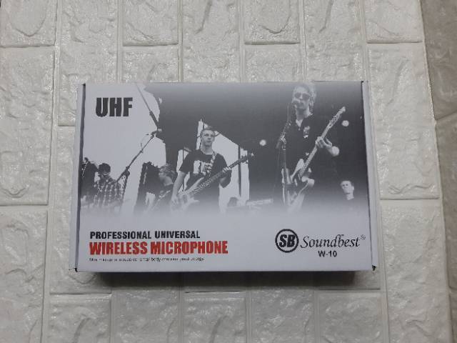 Mic Wireless Soundbest W10/W-8 Baru