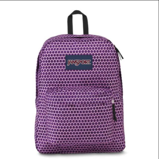 Tas Ransel JanSport Superbreak Urban Optical Purple Original