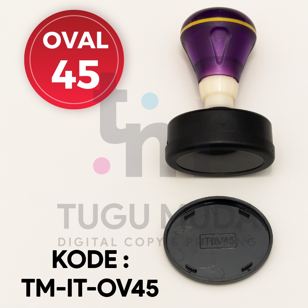 

Gagang Stempel Flash OVAL 45 (30x45mm) - TM-IT-OV45