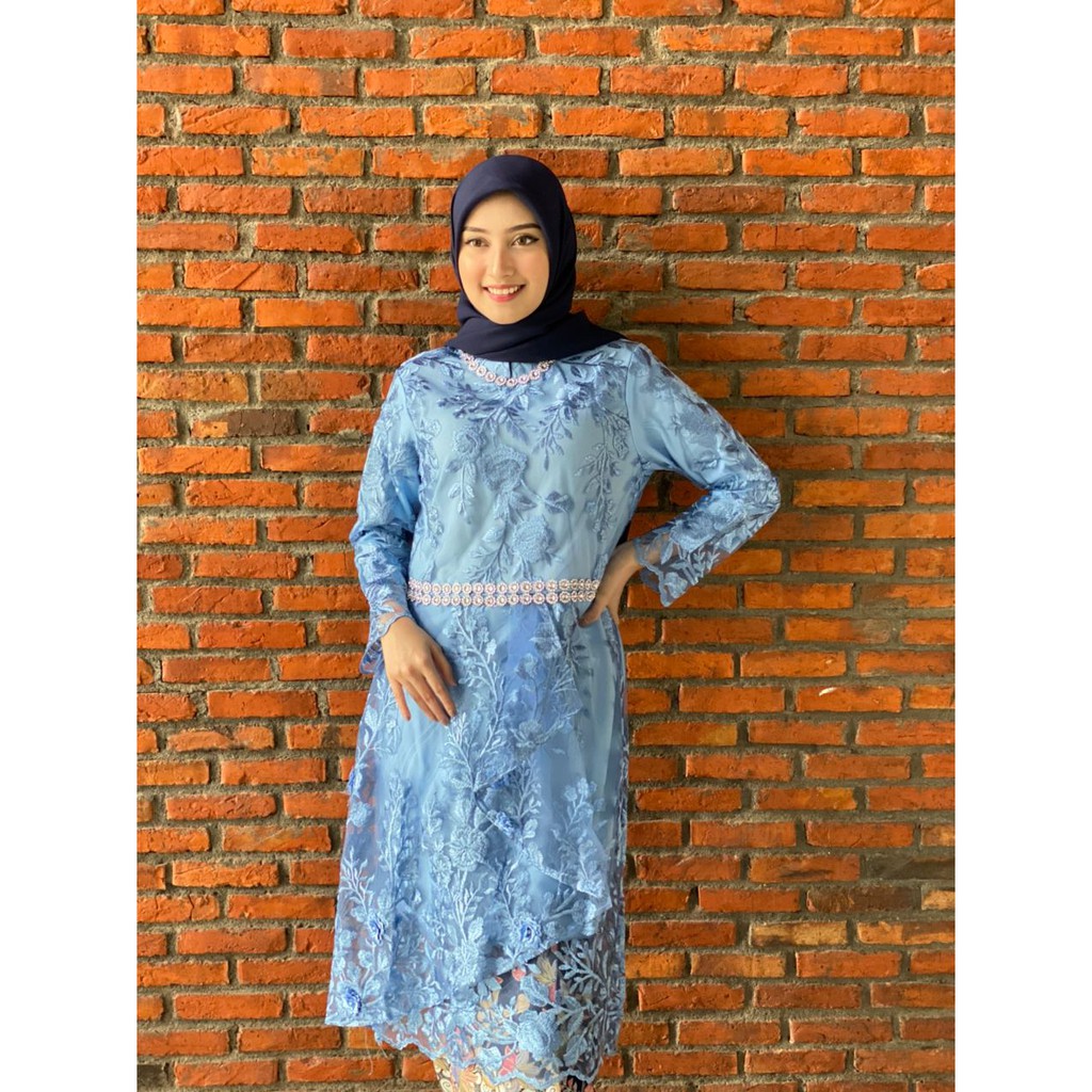 Tunik Ayesha_tunik_tunik kondangan_atasan tunik_atasan muslim wanita_tunik pesta_kebaya tunik