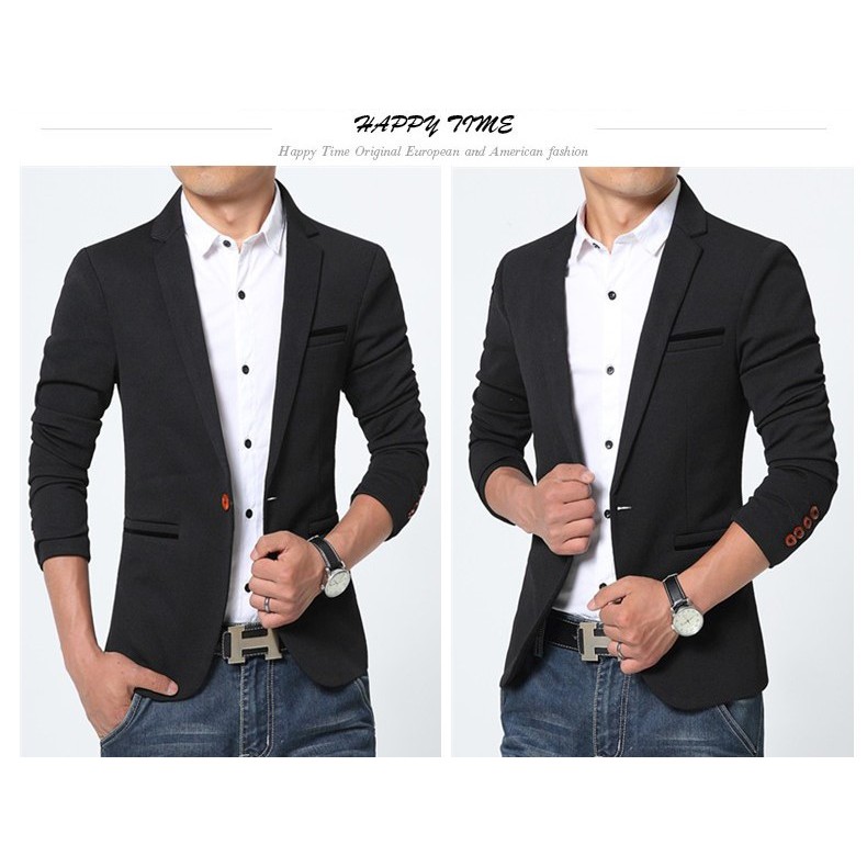 JAS FORMAL / JAS NIKAH PRIA MODERN CASUAL BLACK SLIMFIT STYLE NIKAYU HIGH TWIST