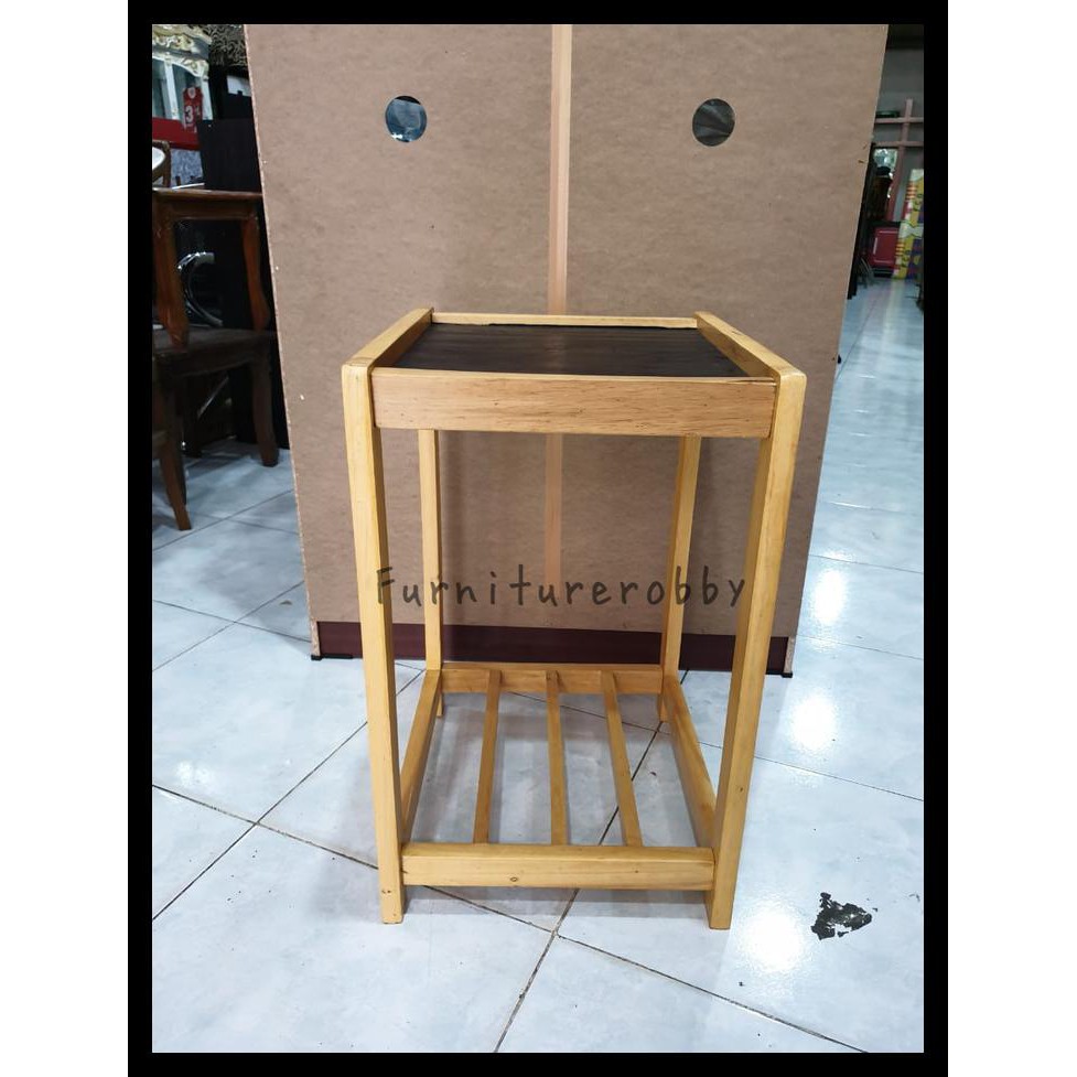 Rak Dispenser Kayu