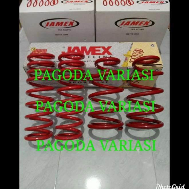Paket Per Keong Coil Spring Jamex Empuk Kijang Innova Bensin Dpn-Blk