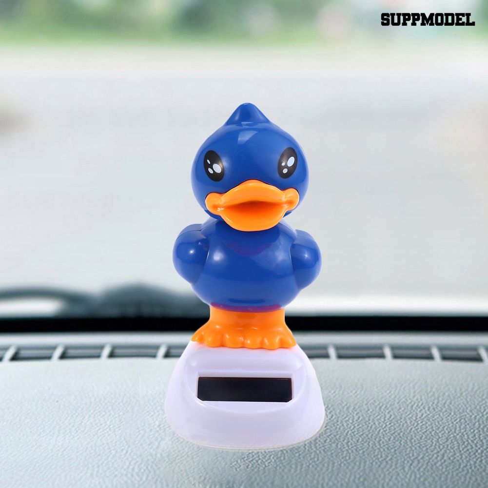 Ornamen model Bebek Power Tenaga Surya Untuk Dekorasi Dashboard Mobil