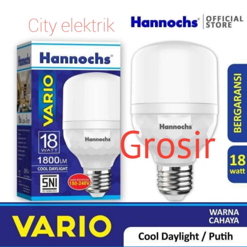 Hannochs Lampu Bohlam LED Vario Capsule 18 Watt / Hannochs Vario 18w