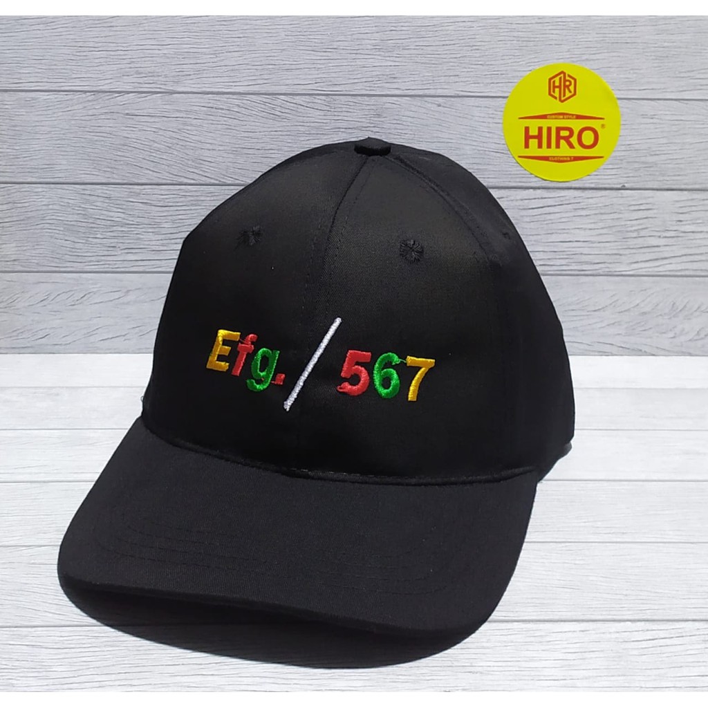 [COD]Topi Baseball Bordir efg New Model/Topi Keren/Topi Distro Pria