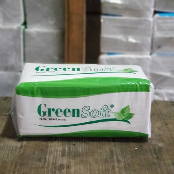 Green Soft Tissue All Varian / Tisue GreenSoft  / Green Soft 200 sheet / Facial Tissue/ Tisu Wajah /