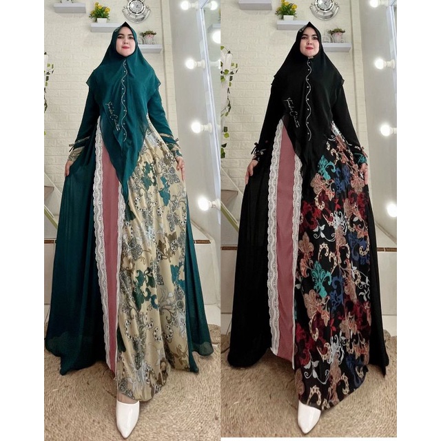 FAZLE COLLECTION SALMADINA SERIES GAMIS SYARI ORIGINAL BRAND FAZLE COLLECTION