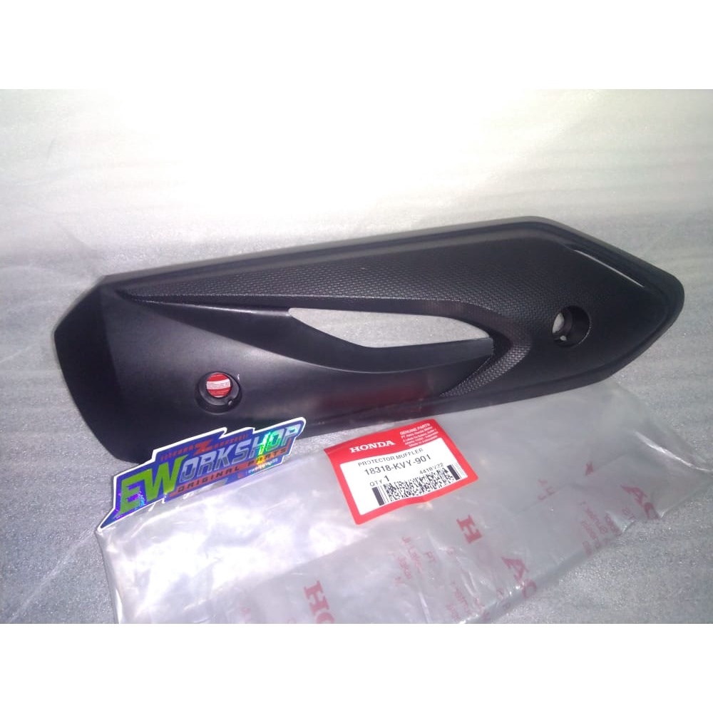 Cover Tameng Knalpot Beat Karbu Asli AHM 18318KVY901