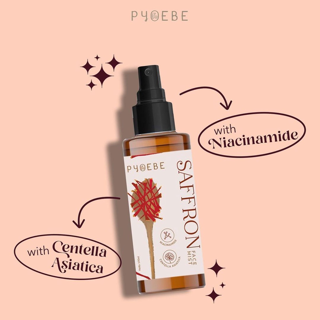 READY STOCK!! PYOEBE/PHOEBE Face Mist Saffron Kashmir