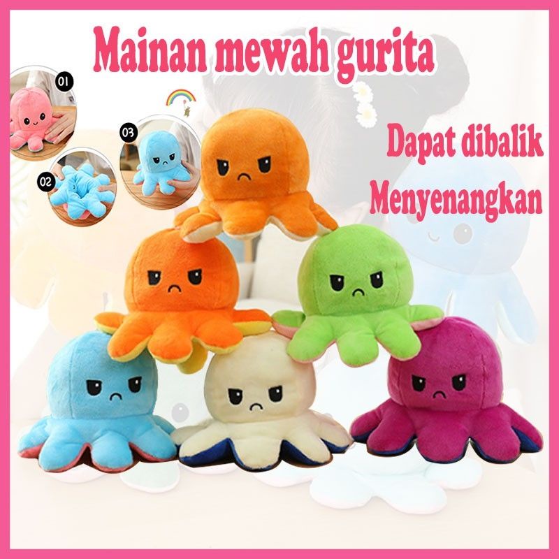 BONEKA GURITA CUMI LUCU / 2 EKSPRESI BOLAK BALIK  / Berubah Ekspresi  BOLAK BALIK