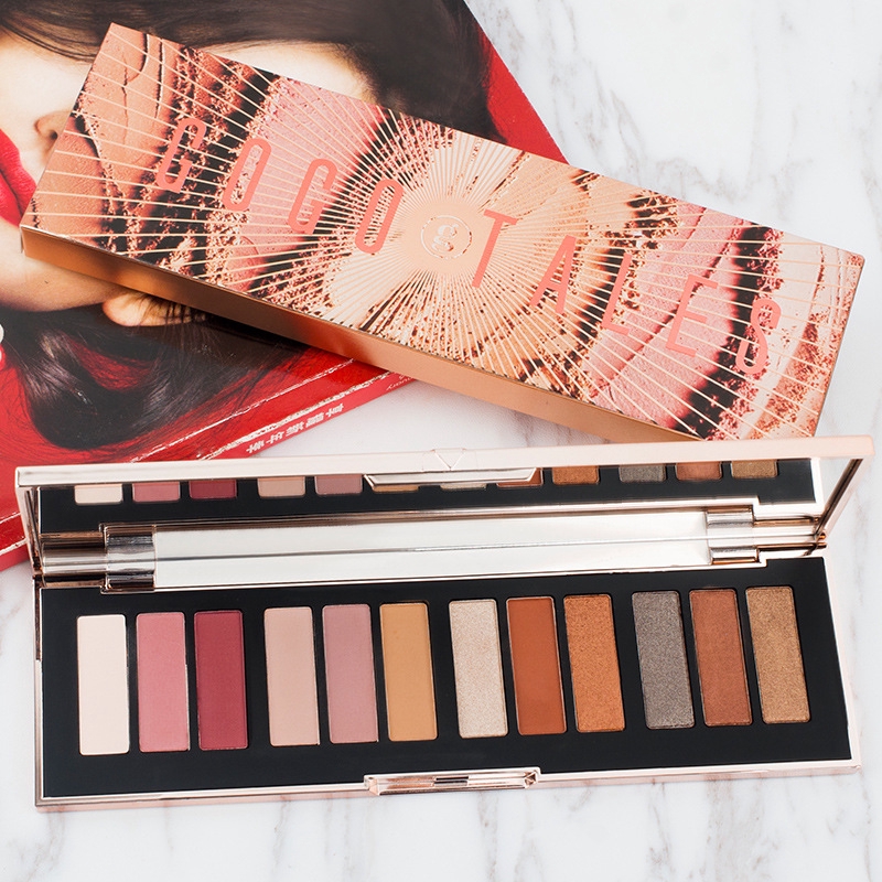 Tango Dance Gogo Tales Palet  Eyeshadow Warna  Coklat  Muda 