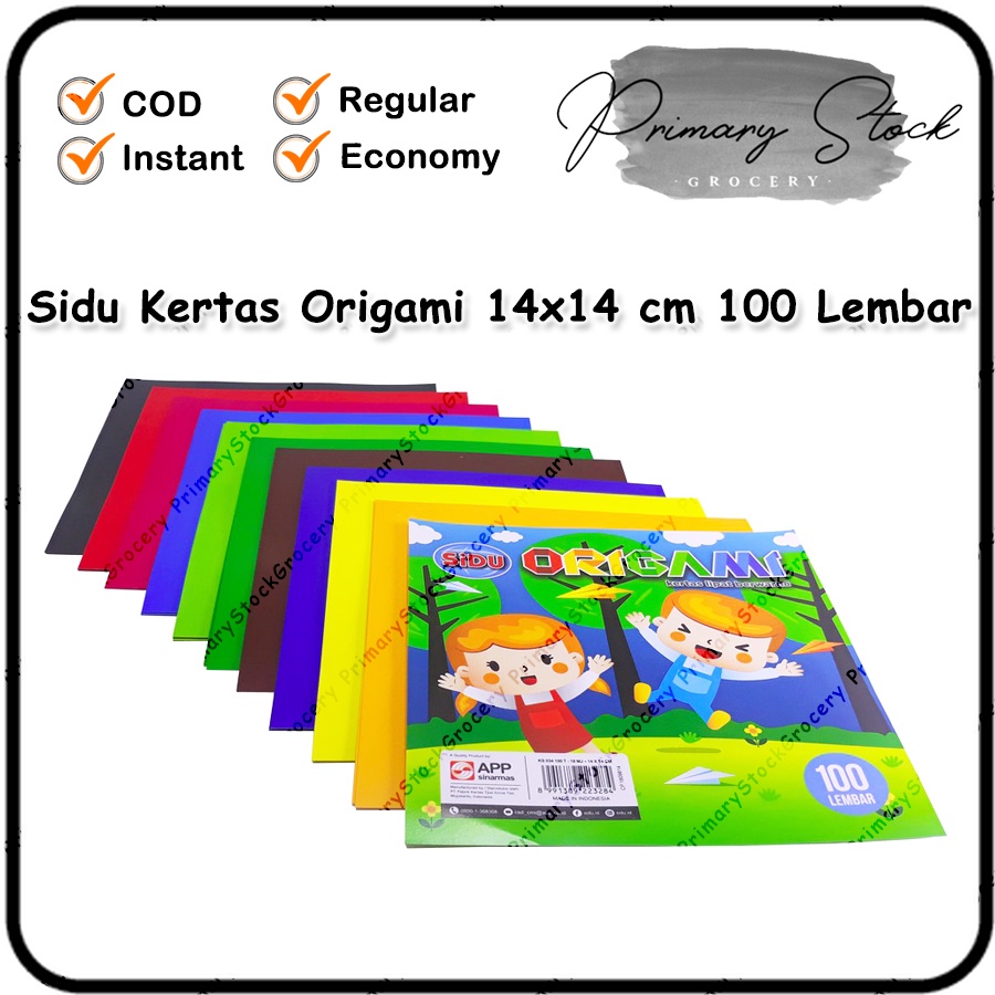 

Kertas Lipat Origami Paper Sidu 14x14 cm Sinar Dunia isi 100 Lembar