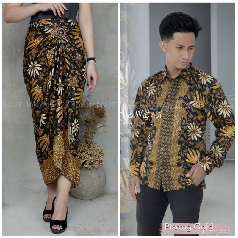 VOL.1 Couple Rok Lilit Batik Terbaru  Hem Panjang Premium Batik Natal Batik Lebaran Kemeja Terbaru BATIK