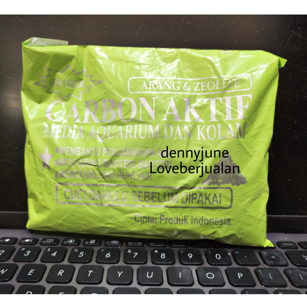 Karbon Carbon Aktif Arang Zeolite Ziolit Filter Aquarium dan Kolam Small 15x20cm
