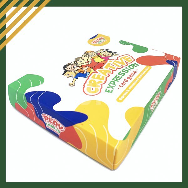 [BISA COD] Flashcard kartu pintar anak |edukasi anak Playlabs Creative Expression Card Game