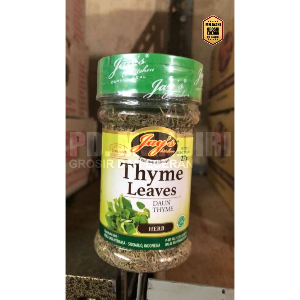 

JAY'S THYME LEAVES 27 GR