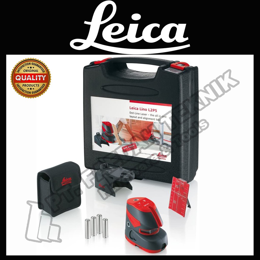 

Leica Lino L2P5 Self Leveling Combination Cross Line and Dot Laser
