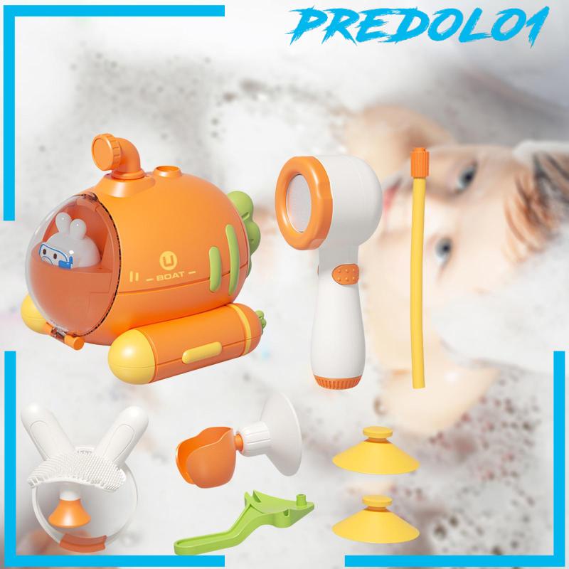 8Pcs Baby Bath Toys Interactive Electric Shower Head for Boys Holiday Gifts