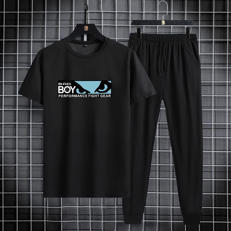 kaos Katun PlayBoy-Set pakaian Pria