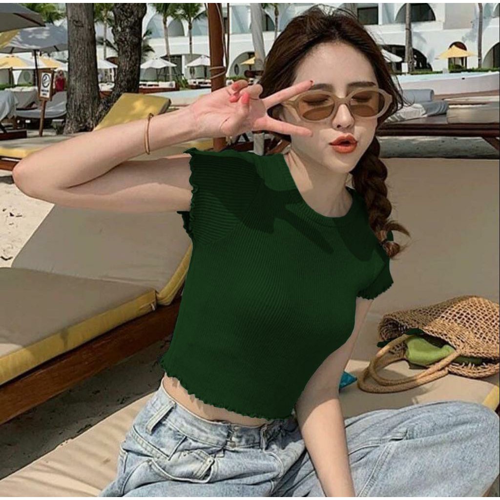 Blouse vitop crop  - Thejanclothes