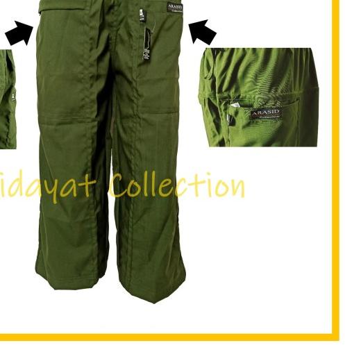 ➯ Celana Pangsi Sirwal Murah Celana Pangsi Kantong 2 Sirwal Sholat - M, Putih ♙