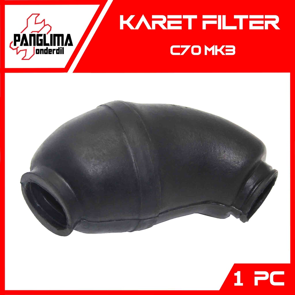 Karet Filter Honda C70-C 70 &amp; MK3-MK 3 Saringan Udara-Hawa Join-Joint Karbu-Karburator-Carbu