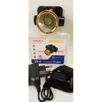 SENTER KEPALA CAHAYA 20 WATT CAHAYA KUNING DAN FOKUS