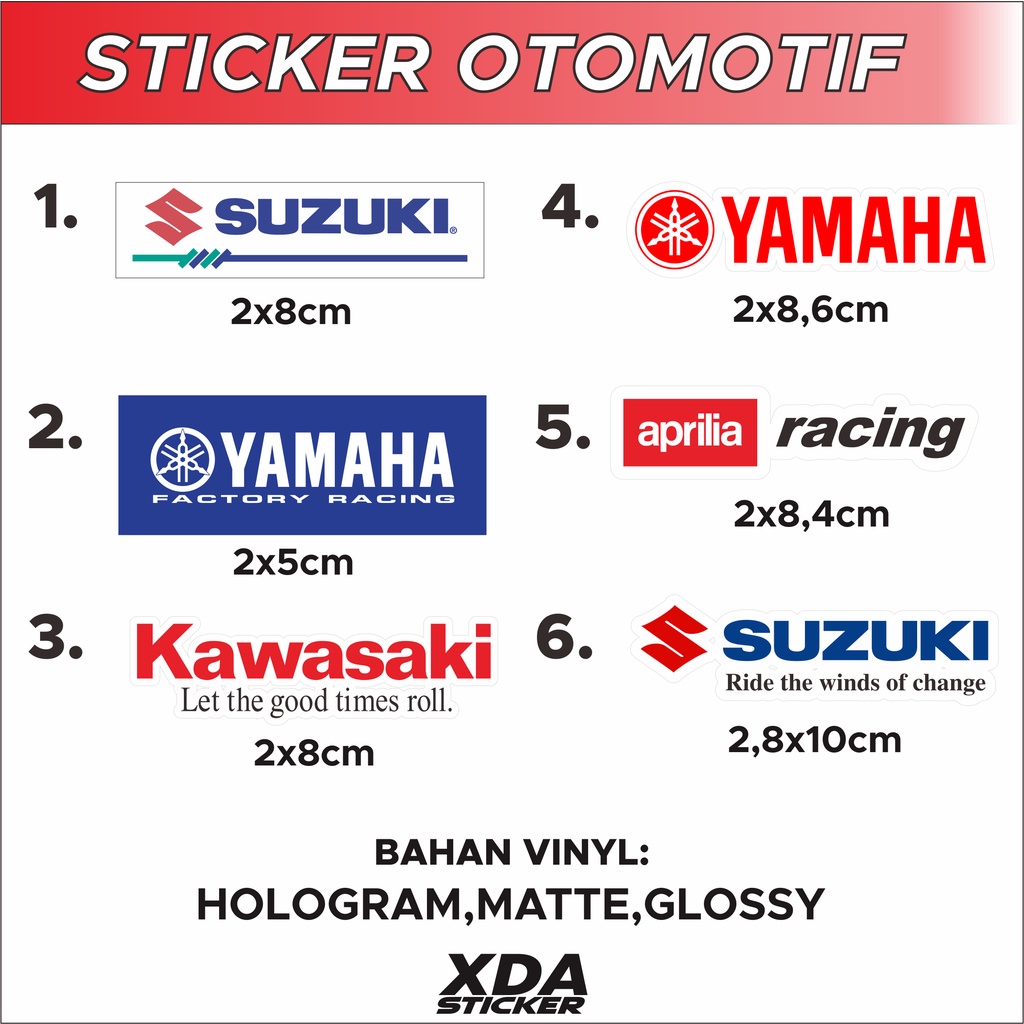 

STIKER/STICKER PRINTING OTOMOTIF VOL 2