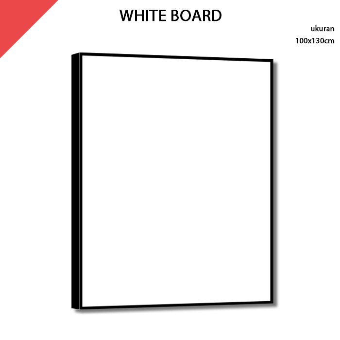 

Papan Tulis Putih White Board 100x130 cm