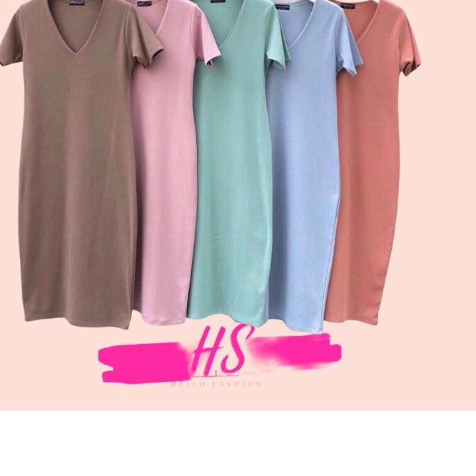 ✨SALE✨ CASUAL DRESS VKEI/DRESS LEHER V/DRESS WANITA VKEI/REALPICT harga bersaing