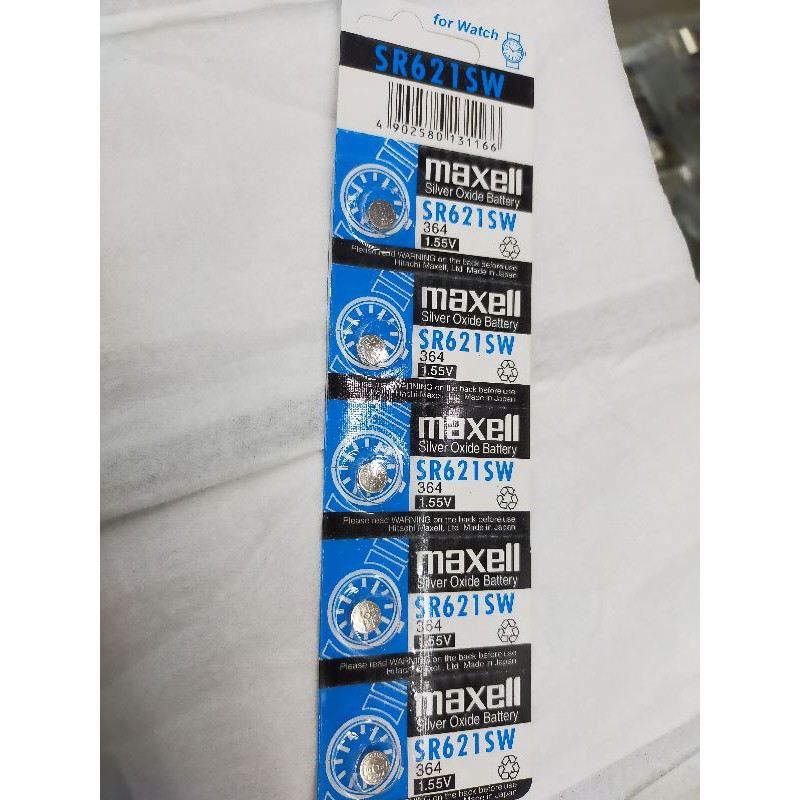 BATRAI/BATERAI MAXELL ORIGINAL SR621/364 batrai baterai battery maxell