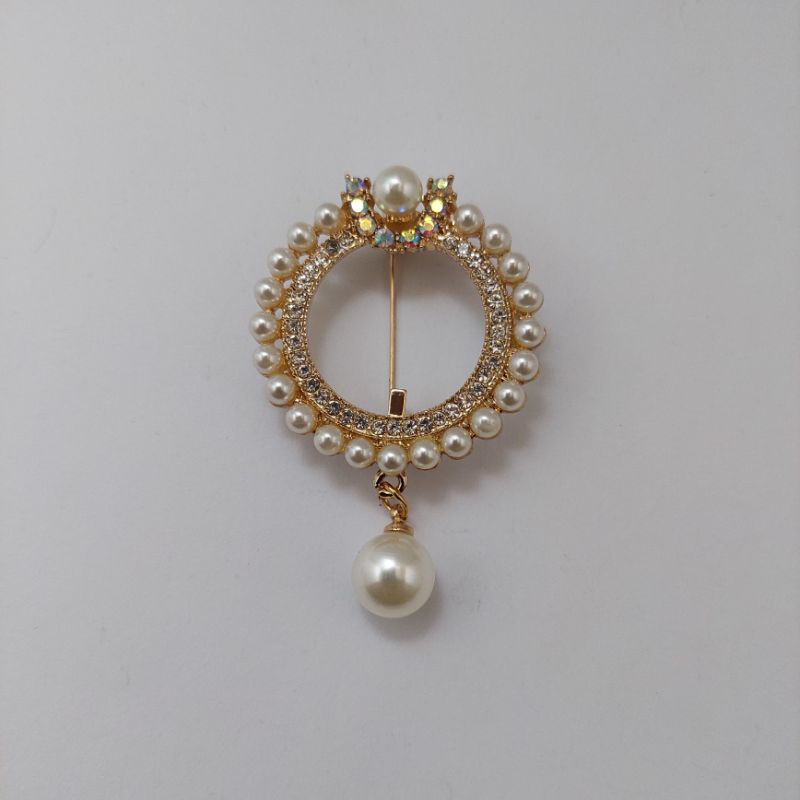 Bros kebaya/bros kutubaru/bros jurai murah-B rose gold