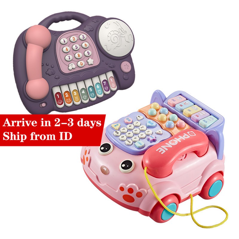 Telepon Musik Elektronik Kartun untuk Edukasi Dini Bayi Telepon Musik Elektronik Kartun untuk Edukasi Dini Bayi