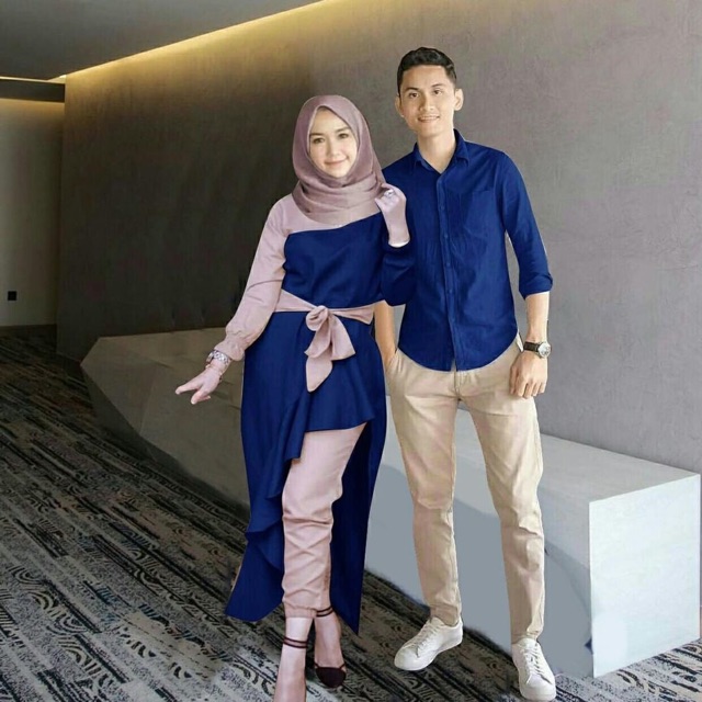 4wrna ZR cp mustika / Baju pasangan muslim murah / Baju pasangan terbaru