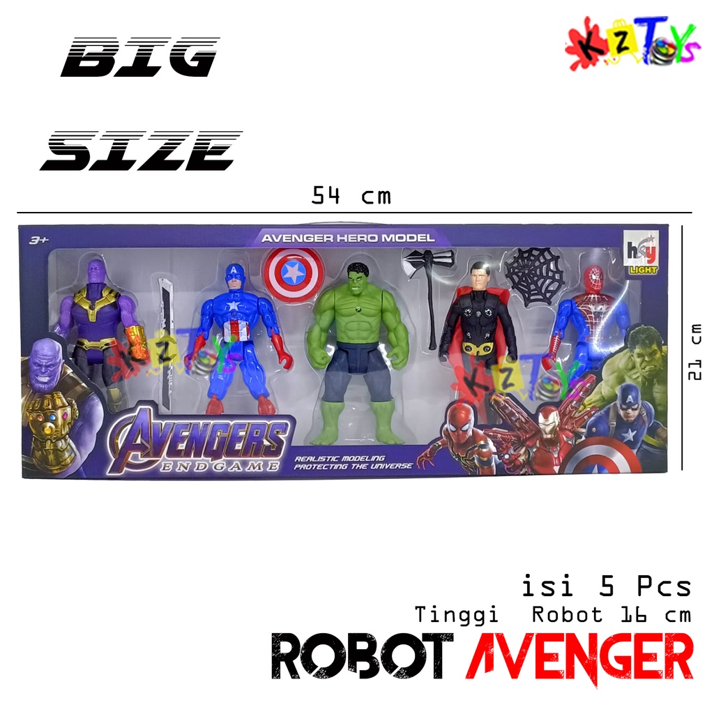 MAINAN FIGUR AVENGERS SET SERI