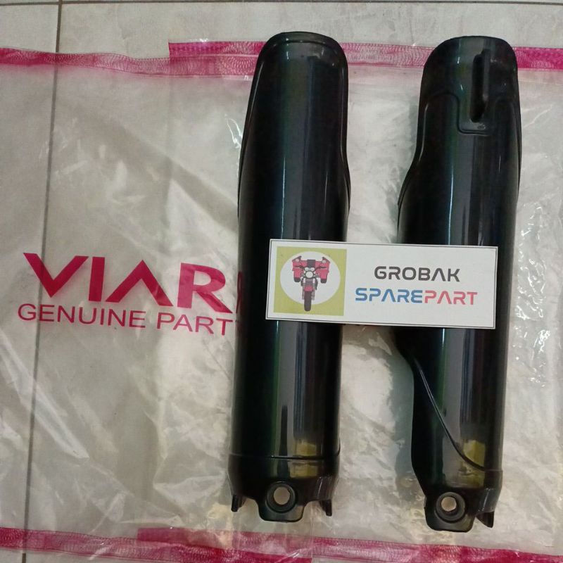 Tutup, Cover Sok SET (RH+LH, DEPAN) tipe USD Viar Cross X 150SF, Original