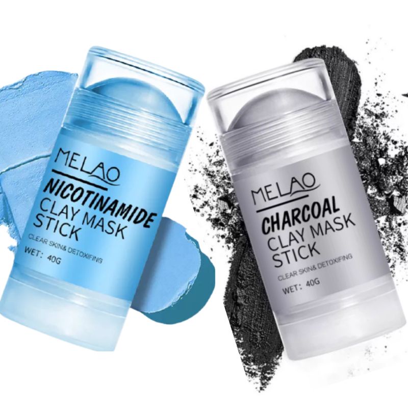 Melao Charcoal Clay Mask Stick Nicotinamide Clay Mask Stick